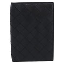 Bottega Veneta INTRECCIATO Passport Case Leather Black Auth am13276V-2