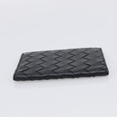 Bottega Veneta INTRECCIATO Passport Case Leather Black Auth am13276V-5