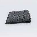Bottega Veneta INTRECCIATO Passport Case Leather Black Auth am13276V-6