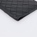 Bottega Veneta INTRECCIATO Passport Case Leather Black Auth am13276V-9