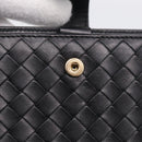 Bottega Veneta INTRECCIATO MM Planner Cover Leather Black 183622 Auth am13277V-12