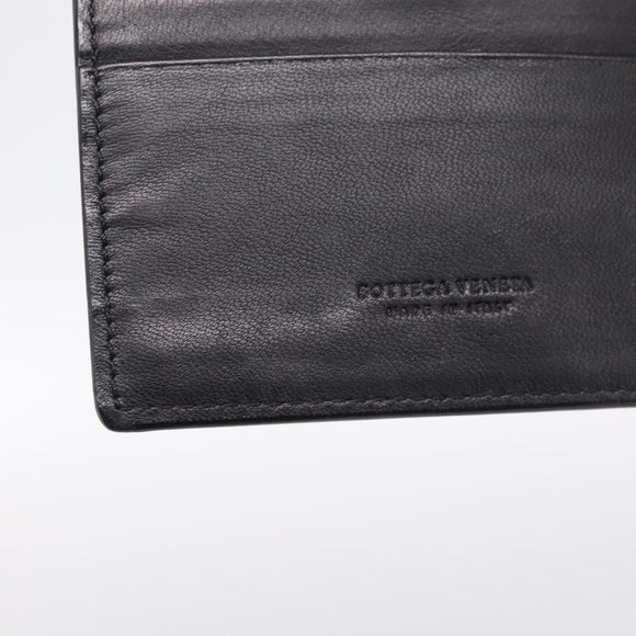 Bottega Veneta INTRECCIATO MM Planner Cover Leather Black 183622 Auth am13277V