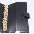 Bottega Veneta INTRECCIATO MM Planner Cover Leather Black 183622 Auth am13277V-17