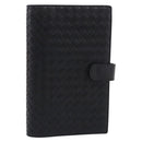 Bottega Veneta INTRECCIATO MM Planner Cover Leather Black 183622 Auth am13277V-2