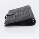 Bottega Veneta INTRECCIATO MM Planner Cover Leather Black 183622 Auth am13277V-6