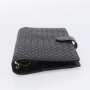 Bottega Veneta INTRECCIATO MM Planner Cover Leather Black 183622 Auth am13277V-7