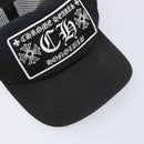 Chrome Hearts Tracker Cap Polyester Black Silver Auth am13279M-11