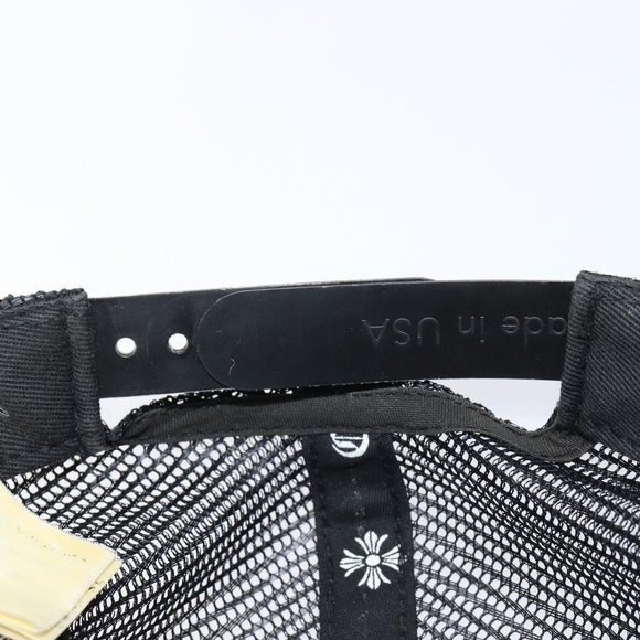 Chrome Hearts Tracker Cap Polyester Black Silver Auth am13279M