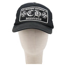 Chrome Hearts Tracker Cap Polyester Black Silver Auth am13279M-2