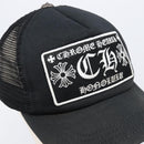 Chrome Hearts Tracker Cap Polyester Black Silver Auth am13279M-6