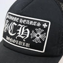 Chrome Hearts Tracker Cap Polyester Black Silver Auth am13279M-7