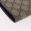 GUCCI GG Supreme GG Marmont Wallet PVC Black Gold 598587 Auth am13292V-10