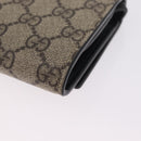 GUCCI GG Supreme GG Marmont Wallet PVC Black Gold 598587 Auth am13292V-11