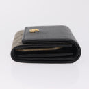 GUCCI GG Supreme GG Marmont Wallet PVC Black Gold 598587 Auth am13292V-4
