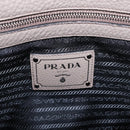 PRADA Side Zip Tote Bag Leather Gray Silver 1BG099 Auth am13295V-20