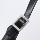 GUCCI GG Canvas Jackie Shoulder Bag Black Silver 001 3346 Auth am13297V-15