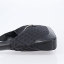 GUCCI GG Canvas Jackie Shoulder Bag Black Silver 001 3346 Auth am13297V-5