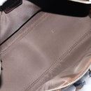 Christian Dior Trotter Canvas Romantic Hand Bag PVC Brown Silver Auth am13298V-17