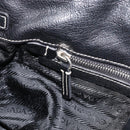 PRADA Hand Bag Leather Black Silver BR1254 Auth am13299V-22
