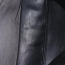 PRADA Tote Bag Suede Gray Gold Auth am13307A-20