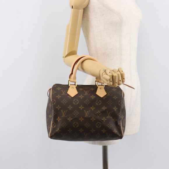 LOUIS VUITTON Monogram Speedy 25 Hand Bag M41528 LV Auth am13321SAV
