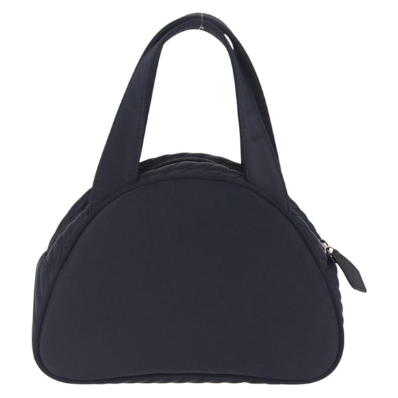 Saint Laurent Hand Bag Nylon Black Gold Auth am13325A