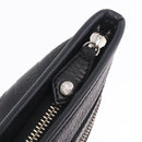 Vivienne Westwood Hamilton Orb Clutch Bag Leather Black Silver Auth am13330V-13