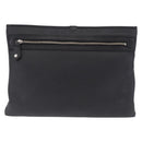 Vivienne Westwood Hamilton Orb Clutch Bag Leather Black Silver Auth am13330V-3
