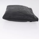 Vivienne Westwood Hamilton Orb Clutch Bag Leather Black Silver Auth am13330V-4