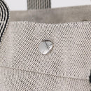 HERMES New Fourre Tout MM Tote Bag Canvas Gray Silver Auth am13331V-15