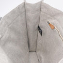 HERMES New Fourre Tout MM Tote Bag Canvas Gray Silver Auth am13331V-19