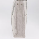 HERMES New Fourre Tout MM Tote Bag Canvas Gray Silver Auth am13331V-4