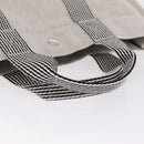 HERMES New Fourre Tout MM Tote Bag Canvas Gray Silver Auth am13331V-7