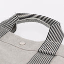 HERMES New Fourre Tout MM Tote Bag Canvas Gray Silver Auth am13331V-8