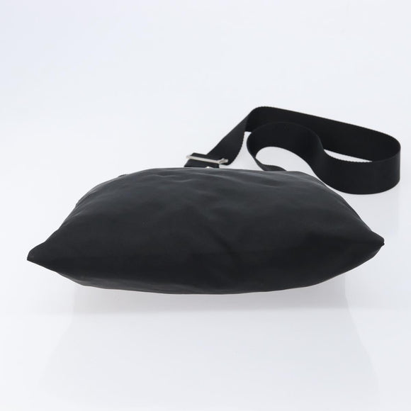 PRADA Shoulder Bag Nylon Black Silver BT0175 Auth am13333A