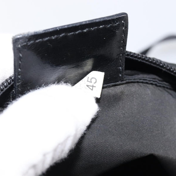 PRADA Shoulder Bag Nylon Black Silver BT0175 Auth am13333A