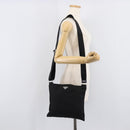 PRADA Shoulder Bag Nylon Black Silver BT0175 Auth am13333A-24