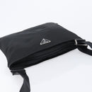 PRADA Shoulder Bag Nylon Black Silver BT0175 Auth am13333A-6