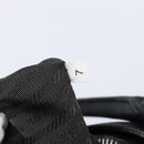 PRADA Ready Lock Hand Bag Leather Black Silver Auth am13334-29