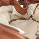 Chloe Paddington Hand Bag Leather Brown Gold Auth am13345V-22