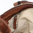 Chloe Paddington Hand Bag Leather Brown Gold Auth am13345V-23