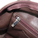 LOEWE Amazona 28 Hand Bag Suede Brown Silver Auth am13347A-21