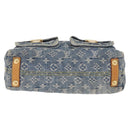 LOUIS VUITTON Monogram Denim Buggy PM Shoulder Bag Blue M95049 LV Auth am13351A-11