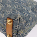 LOUIS VUITTON Monogram Denim Buggy PM Shoulder Bag Blue M95049 LV Auth am13351A-15