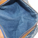 LOUIS VUITTON Monogram Denim Buggy PM Shoulder Bag Blue M95049 LV Auth am13351A-22