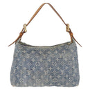 LOUIS VUITTON Monogram Denim Buggy PM Shoulder Bag Blue M95049 LV Auth am13351A-3