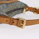 LOUIS VUITTON Monogram Denim Buggy PM Shoulder Bag Blue M95049 LV Auth am13351A-9