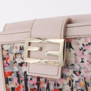 FENDI Zucchino Canvas Floral Wallet Multicolor Gold 8M0188 Auth am13358M-13