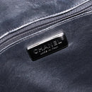 CHANEL Luxury Line Chain Tote Bag Leather Black Silver A31702 CC Auth am13366SAM-17