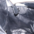 CHANEL Luxury Line Chain Tote Bag Leather Black Silver A31702 CC Auth am13366SAM-19